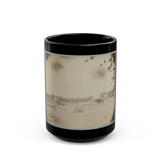 Cowan's Independent Battery, 1st N.Y., Inside One Of The Rebel Forts In Front Of Petersburg, 24th June 1864 (U.S. Civil War) Black Coffee Mug-15oz-Go Mug Yourself