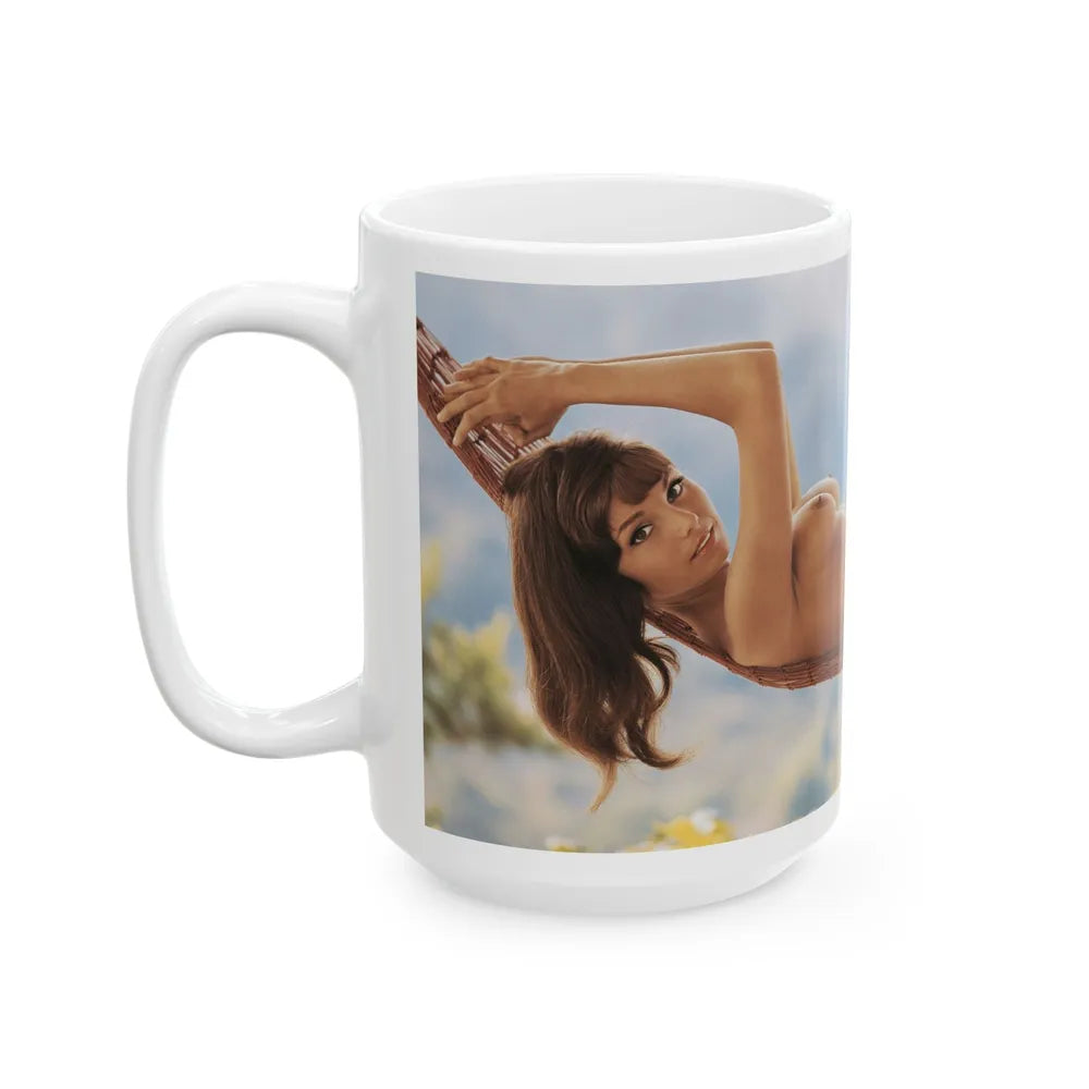 Victoria Vetri #01 - Nude ''Playboy Centerfold Gate''2 (Vintage Female Icon) White Coffee Mug-Go Mug Yourself