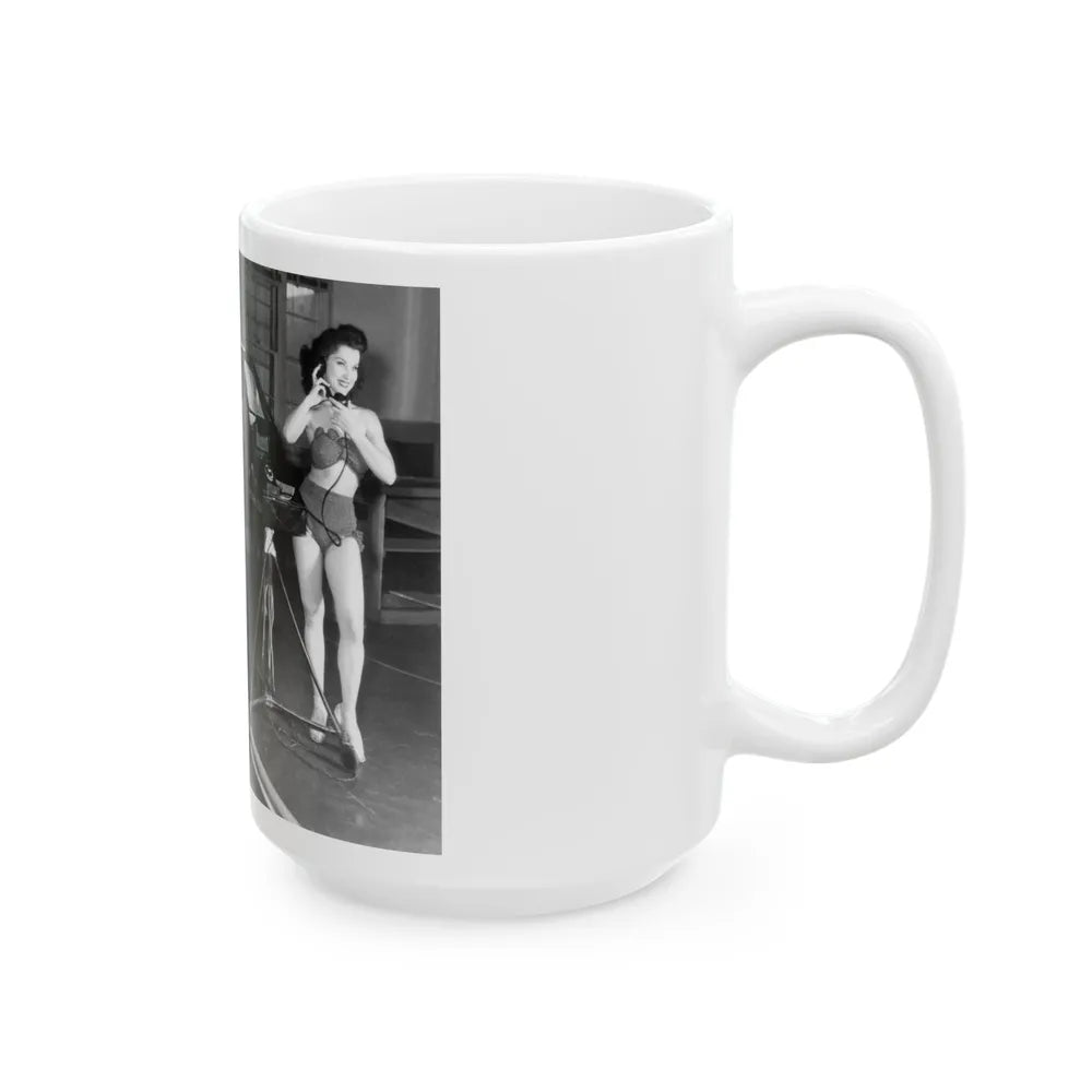 Debra Paget #493 (Vintage Female Icon) White Coffee Mug-Go Mug Yourself