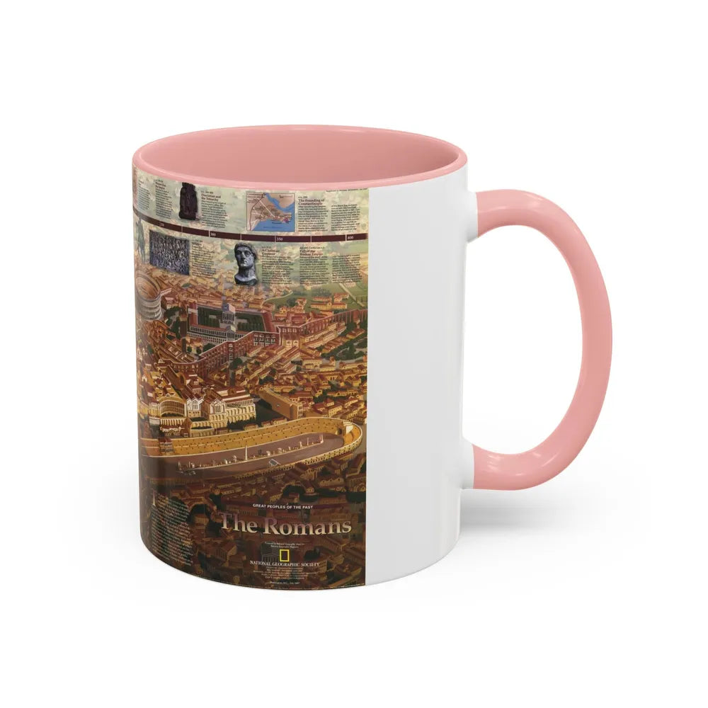 Romans, The (1997) (Map) Accent Coffee Mug-Go Mug Yourself