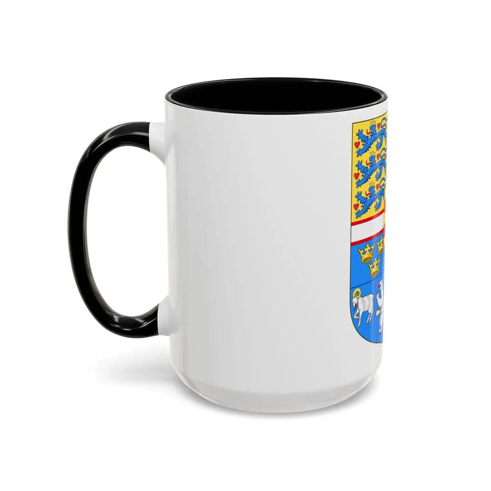 Royal arms of Denmark - Accent Coffee Mug-Go Mug Yourself