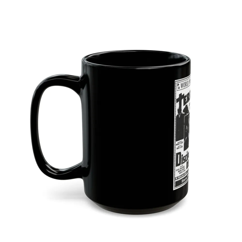 DISCIPLES OF DEATH + A MAN FOR HANGING 1972 Movie Poster - Black Coffee Mug-Go Mug Yourself