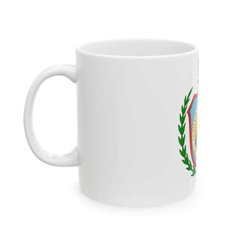 Coat of arms of Guatemala (1843-1851) - White Coffee Mug-Go Mug Yourself