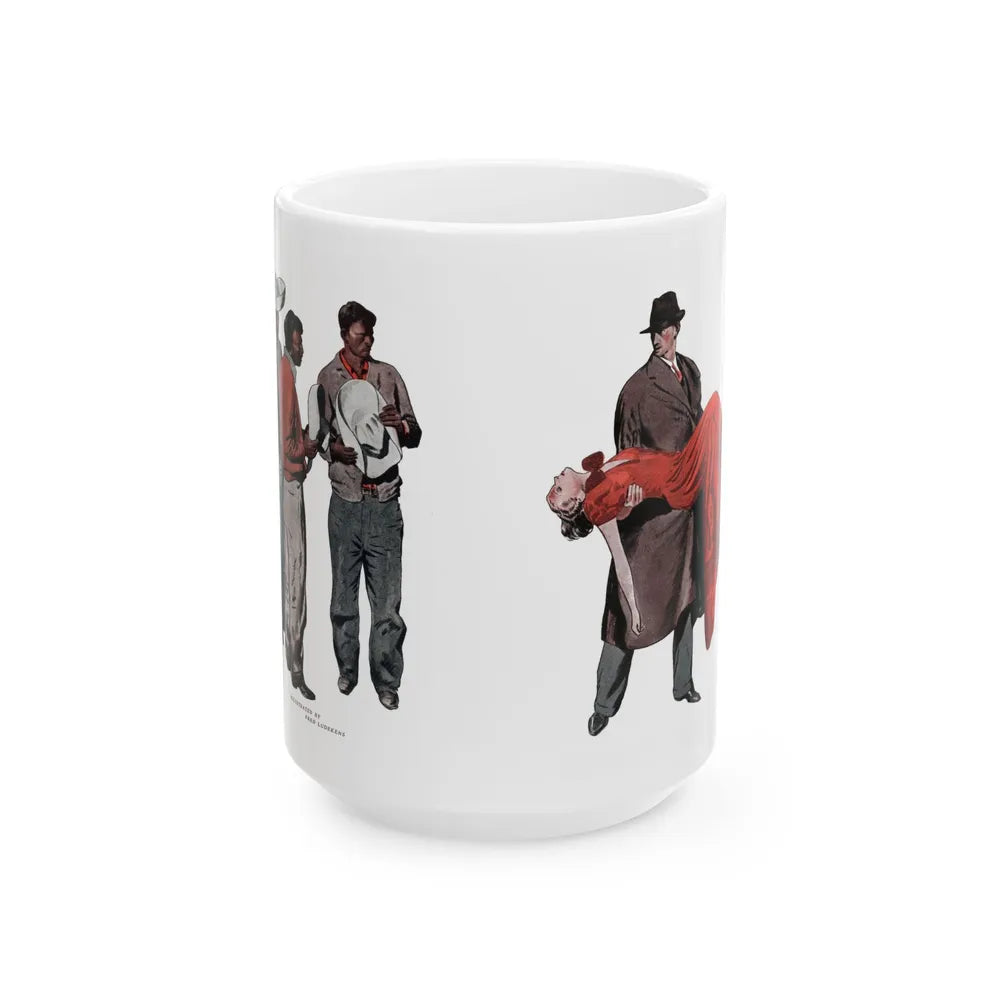 Divine Fire (1), The American Magazine, December 1936 - White Coffee Mug-15oz-Go Mug Yourself