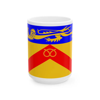 Flag of Staffordshire council UK - White Coffee Mug-15oz-Go Mug Yourself