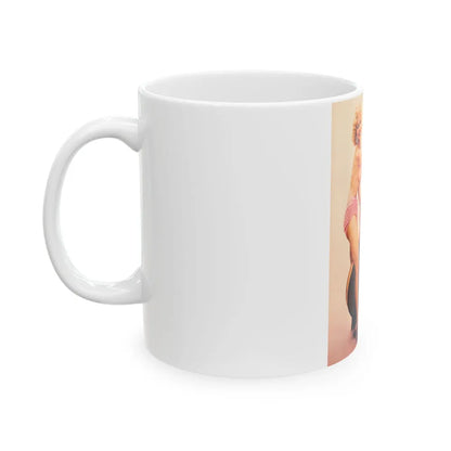 Greta Thyssen #97 1 (Vintage Female Icon) White Coffee Mug-Go Mug Yourself