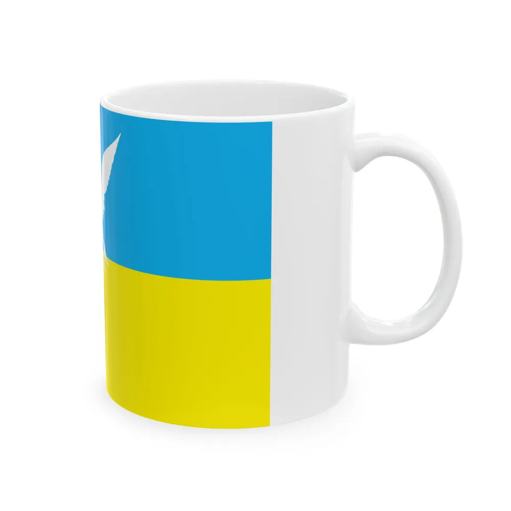 Flag of Sopot Poland - White Coffee Mug-Go Mug Yourself