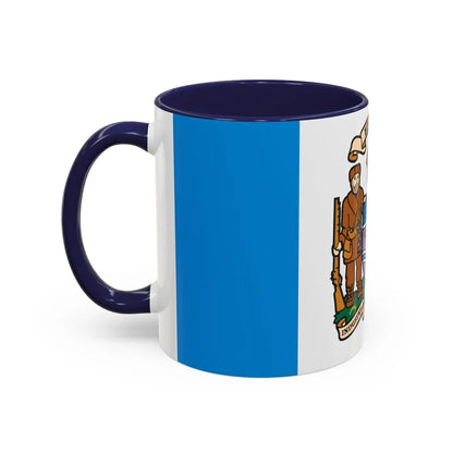 Flag of Edmonton Canada - Accent Coffee Mug-Go Mug Yourself