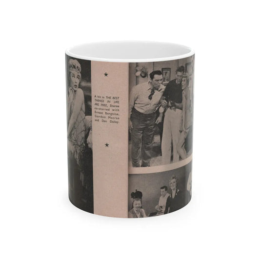 Sheree North #177 - Pages 61 & 62 from 66 PHOTOGRAPHS OF Sheree NORTH U.K. Pocket Mag. (Vintage Female Icon) White Coffee Mug-11oz-Go Mug Yourself