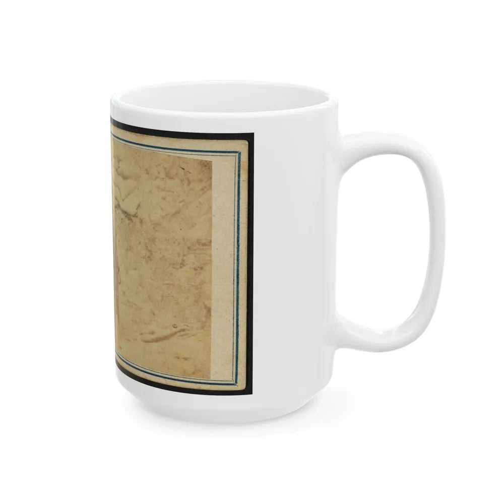 Cannon Mounted In The Camp Of Duryea's And Bainbridge's Batteries, 15th Arkansas Confederate Infantry, Port Hudson, Louisiana (U.S. Civil War) White Coffee Mug-Go Mug Yourself