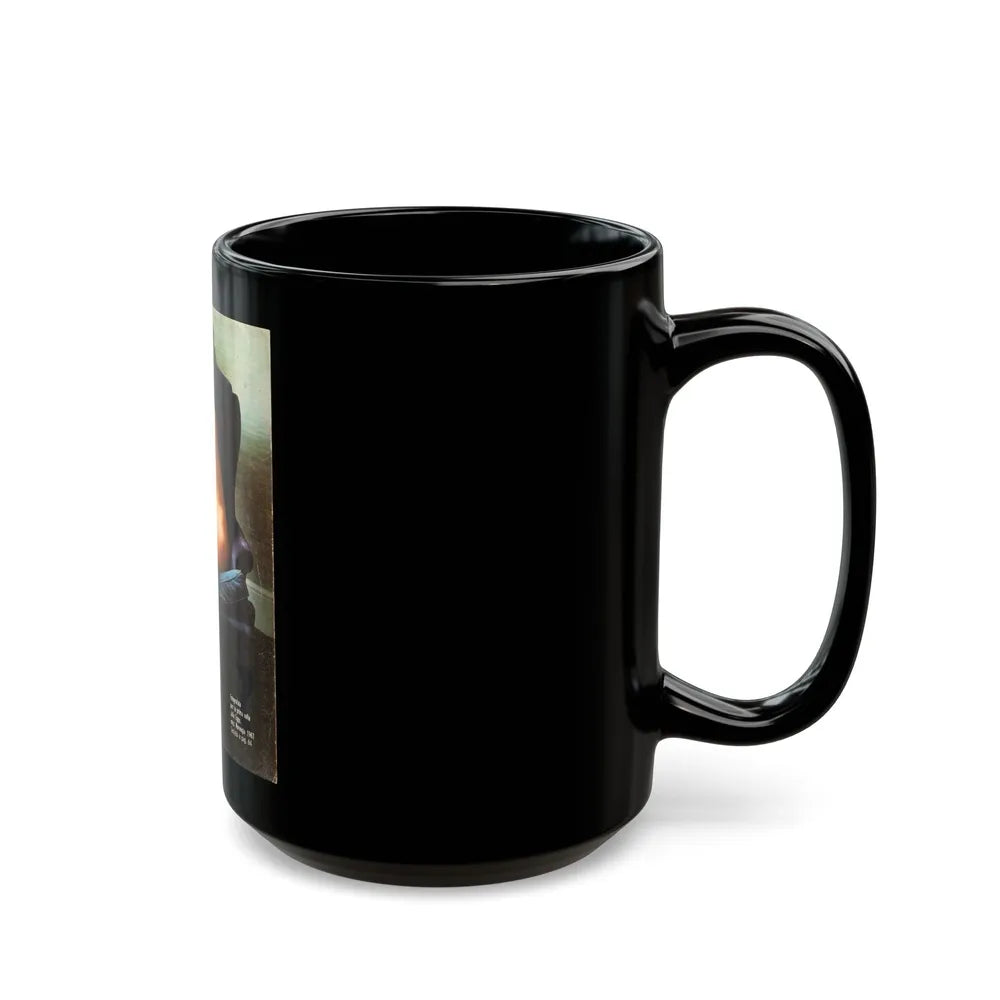 Julie Ege #250 (Vintage Female Icon) Black Coffee Mug-Go Mug Yourself