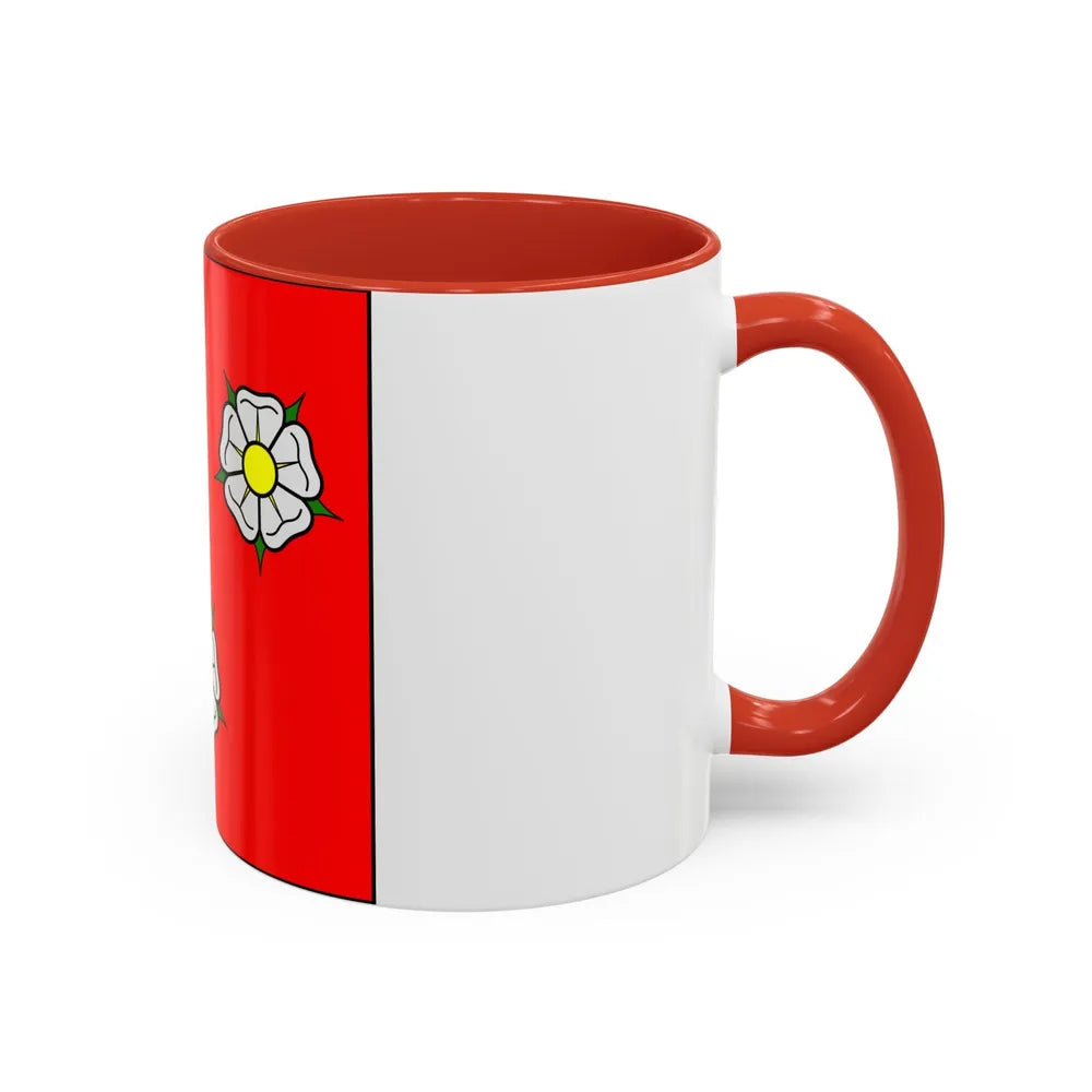 Flag of Autafond Switzerland - Accent Coffee Mug-Go Mug Yourself