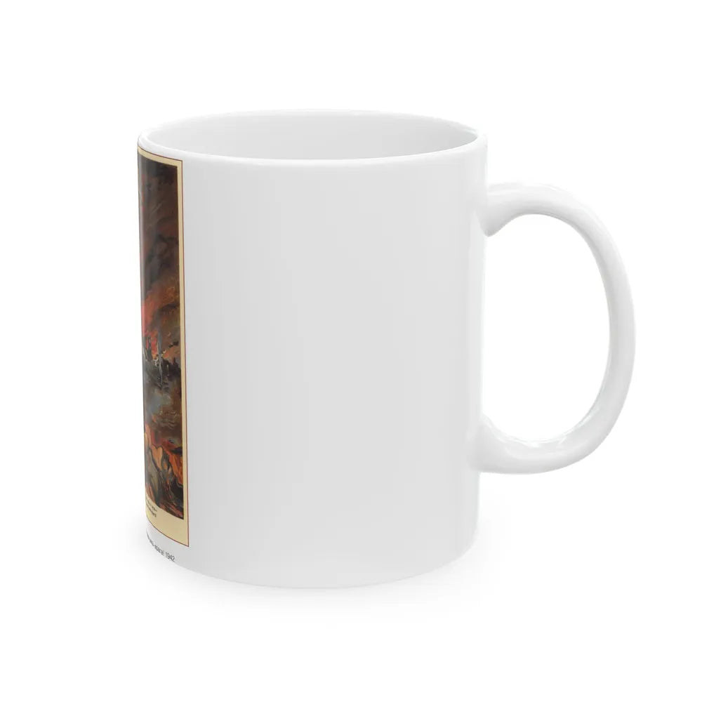 Soviet Era Poster 537 - White Coffee Mug-Go Mug Yourself