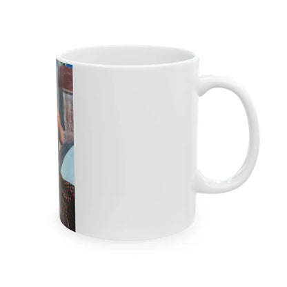 Katharine Ross #113 (Vintage Female Icon) White Coffee Mug-Go Mug Yourself