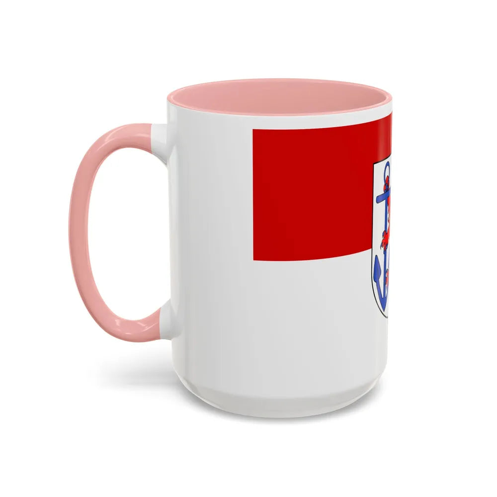 Flag of Duesseldorf Germany - Accent Coffee Mug-Go Mug Yourself