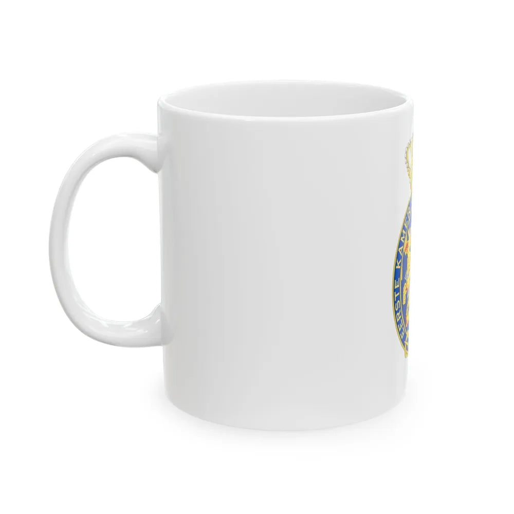 Coat of arms of the Eerste Kamer - White Coffee Mug-Go Mug Yourself