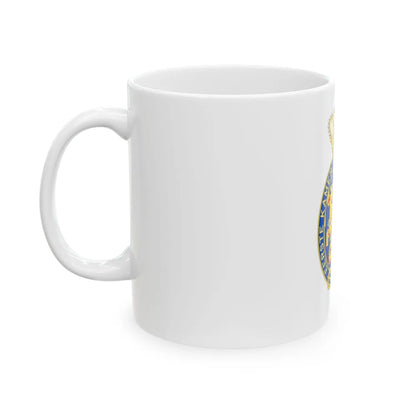 Coat of arms of the Eerste Kamer - White Coffee Mug-Go Mug Yourself