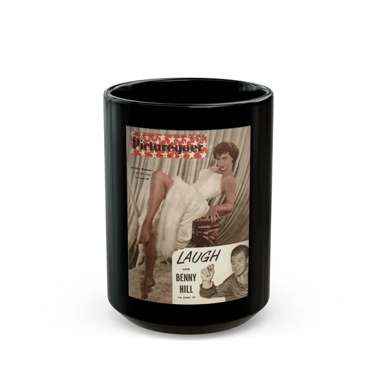 Dorothy Malone #172 - Mag. Cover (Vintage Female Icon) Black Coffee Mug-15oz-Go Mug Yourself