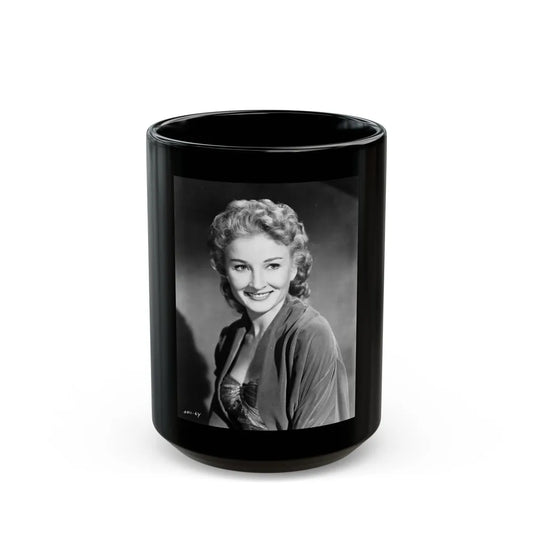 Carol Ohmart #01 (Vintage Female Icon) Black Coffee Mug-15oz-Go Mug Yourself