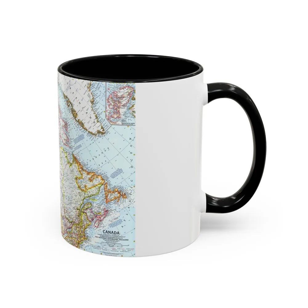 Canada (1961) (Map) Accent Coffee Mug-Go Mug Yourself