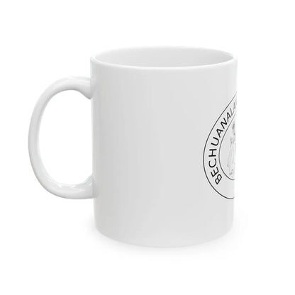 Coat of arms of Bechuanaland Protectorate - White Coffee Mug-Go Mug Yourself