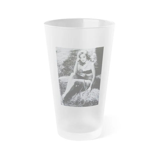 Leslie Parrish #266 (Vintage Female Icon) Frosted Pint 16oz-16oz-Frosted-Go Mug Yourself