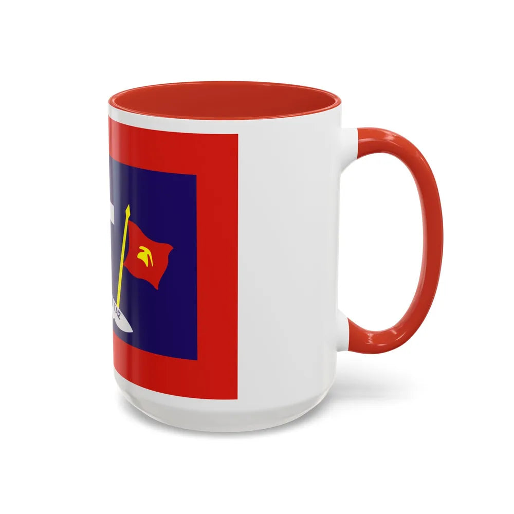 Flag of Hydra Greece - Accent Coffee Mug-Go Mug Yourself