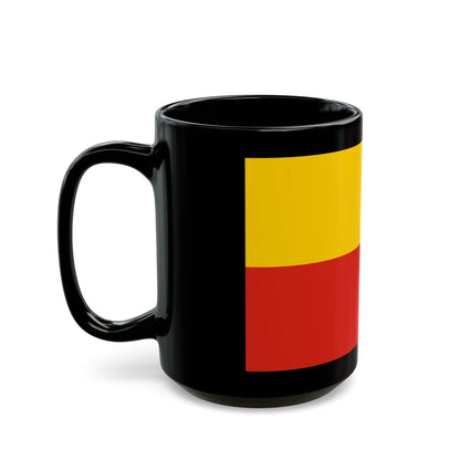 Flag of Warsaw Poland - Black Coffee Mug-Go Mug Yourself