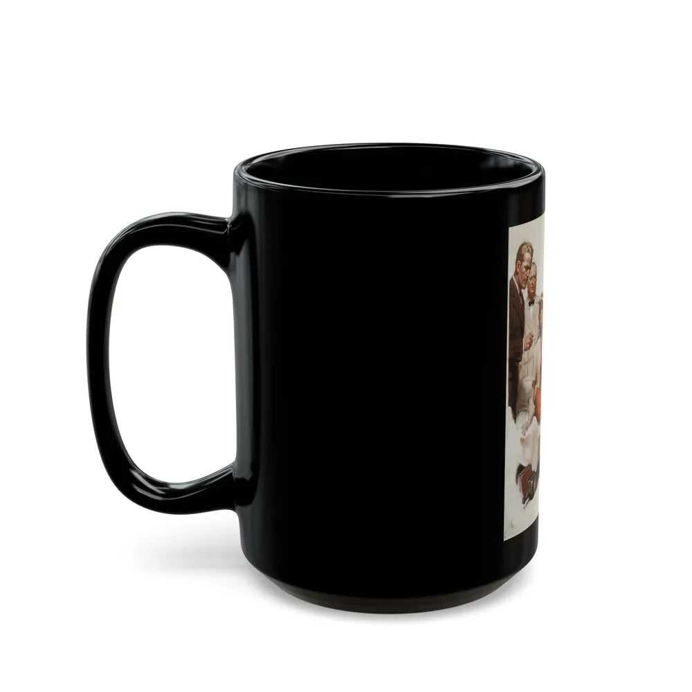 Calcutta Adventure, 1940 - Black Coffee Mug-Go Mug Yourself