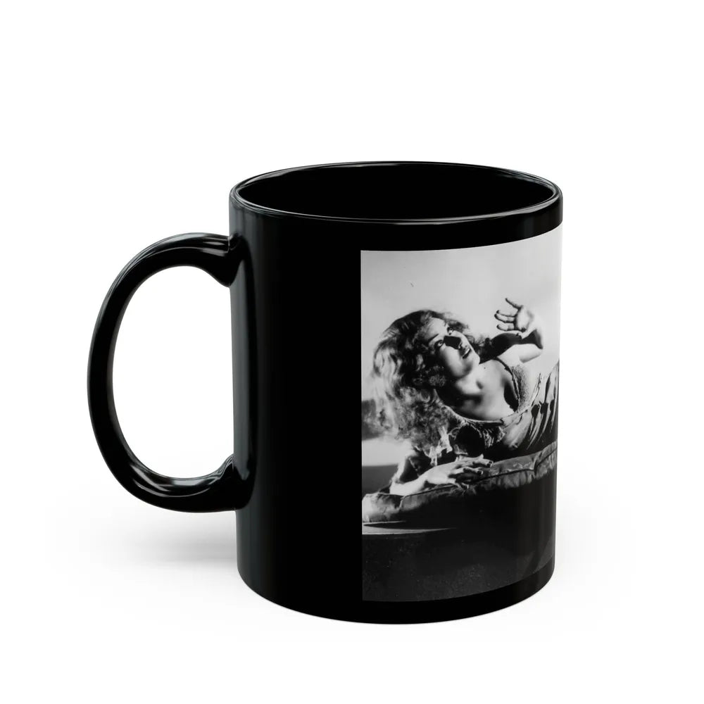 Fay Wray #37 (Vintage Female Icon) Black Coffee Mug-Go Mug Yourself