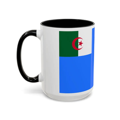 Naval Jack of Algeria - Accent Coffee Mug-Go Mug Yourself