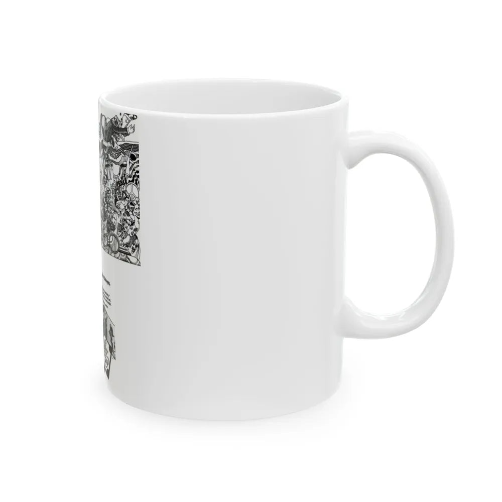 Chicago 1969 (Music Poster) White Coffee Mug-Go Mug Yourself