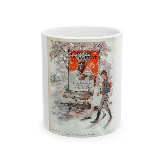 Cream of Wheat ad,The Saturday Evening Post, April 3, 1926 - White Coffee Mug-11oz-Go Mug Yourself