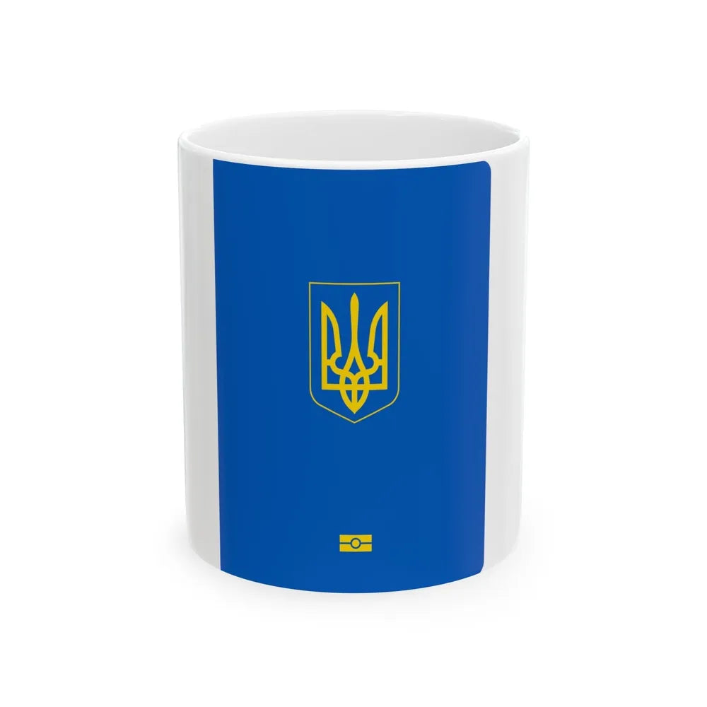 Ukrainian Passport - White Coffee Mug-11oz-Go Mug Yourself