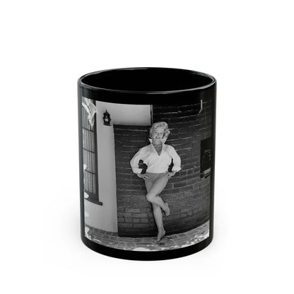 Greta Thyssen #75 (Vintage Female Icon) Black Coffee Mug-11oz-Go Mug Yourself