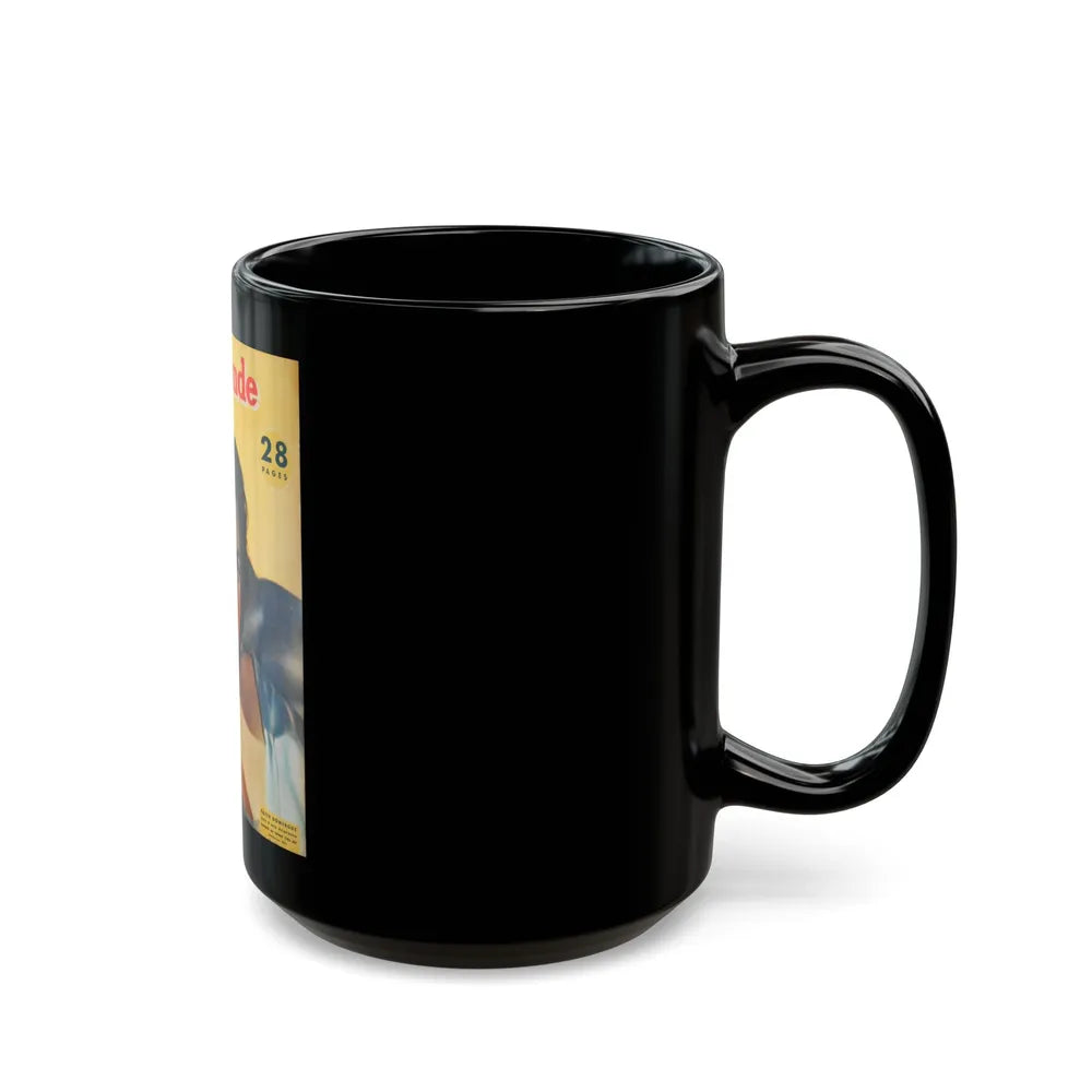 Faith Domergue #203 - Mag. Cover 2 (Vintage Female Icon) Black Coffee Mug-Go Mug Yourself