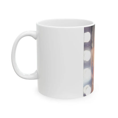 Linda Blair #259 - Partially Topless (Vintage Female Icon) White Coffee Mug-Go Mug Yourself