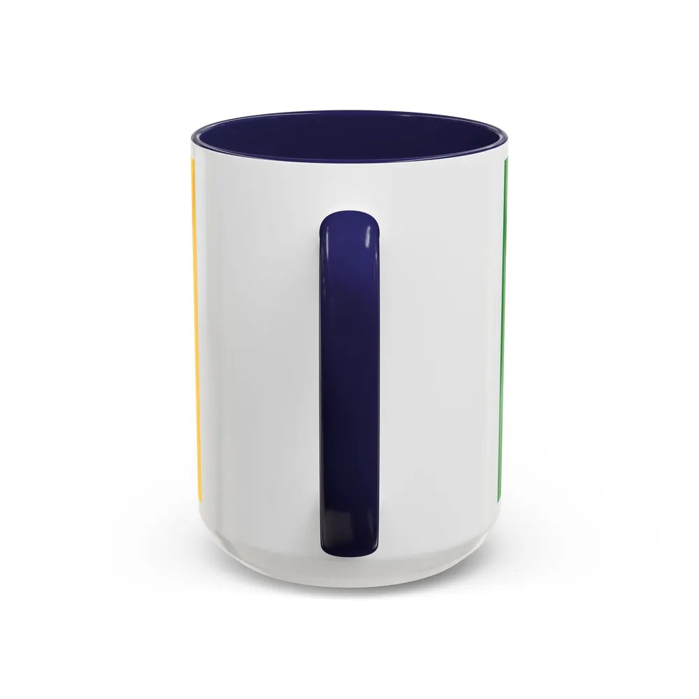 Flag of Evenley UK - Accent Coffee Mug-Go Mug Yourself