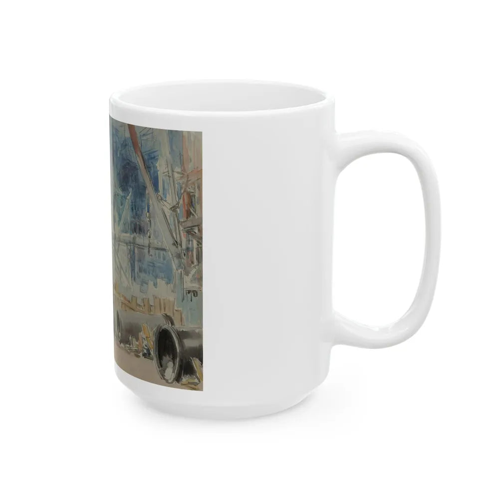 Construction, circa 1911 - White Coffee Mug-Go Mug Yourself