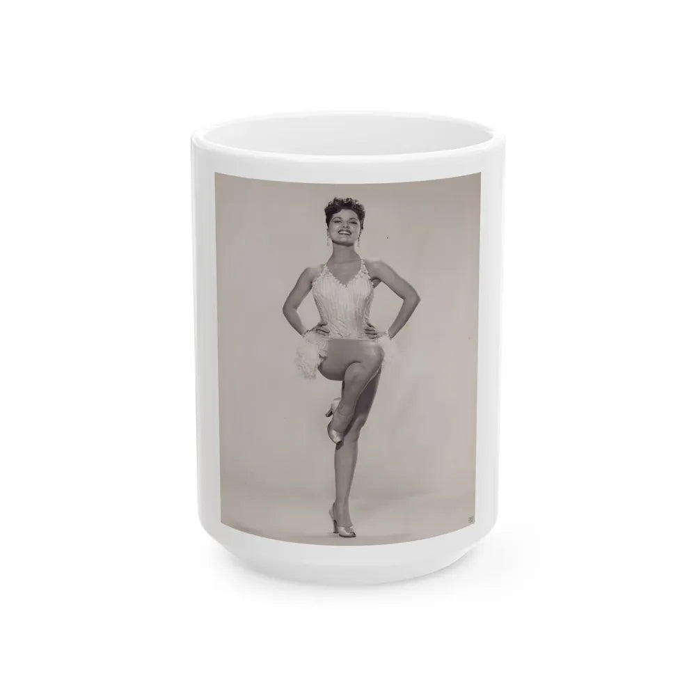 Debra Paget #620 (Vintage Female Icon) White Coffee Mug-15oz-Go Mug Yourself