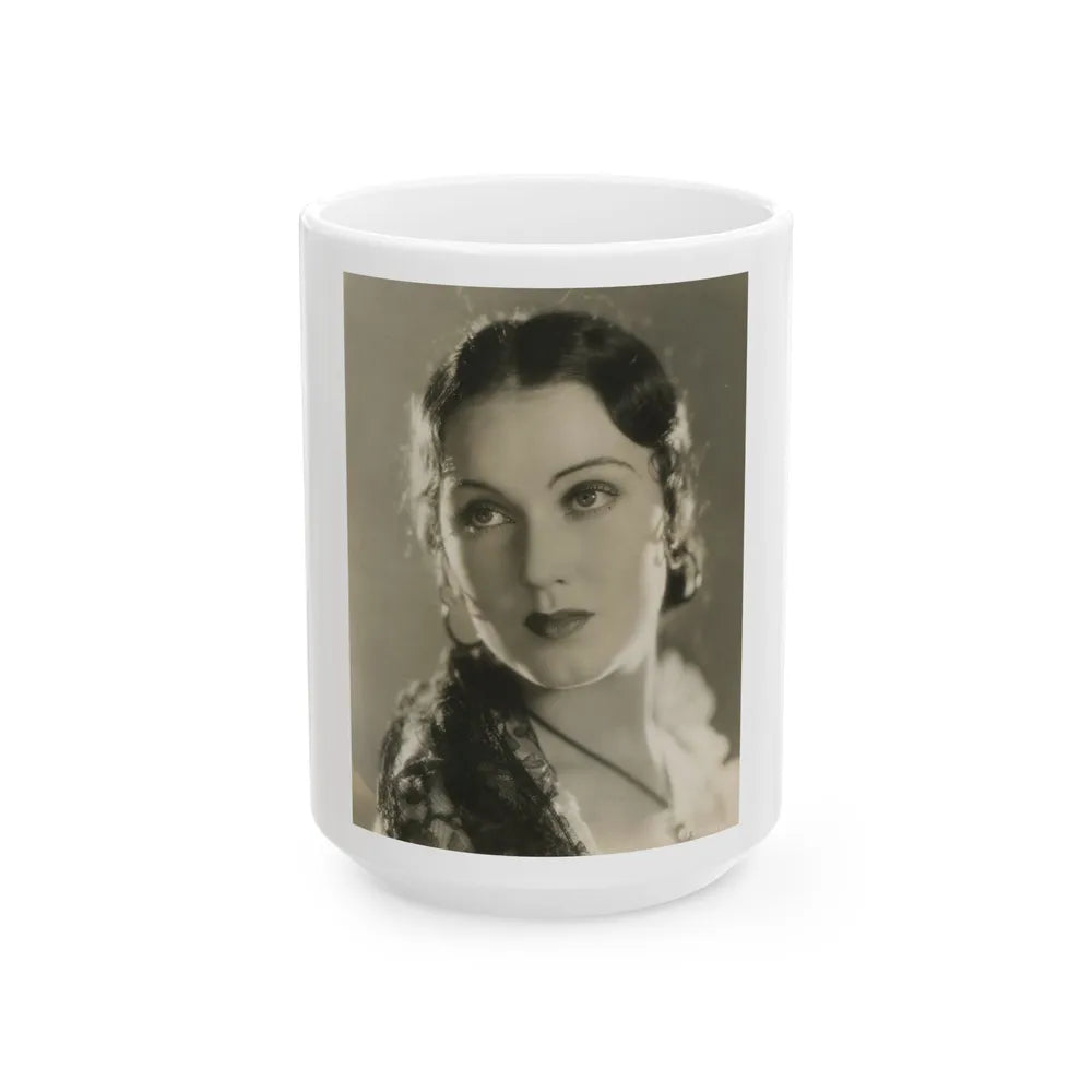 Fay Wray #152 (Vintage Female Icon) White Coffee Mug-15oz-Go Mug Yourself