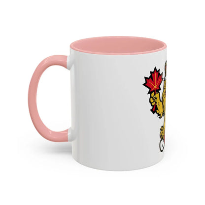 Canadian Crest - Accent Coffee Mug-Go Mug Yourself