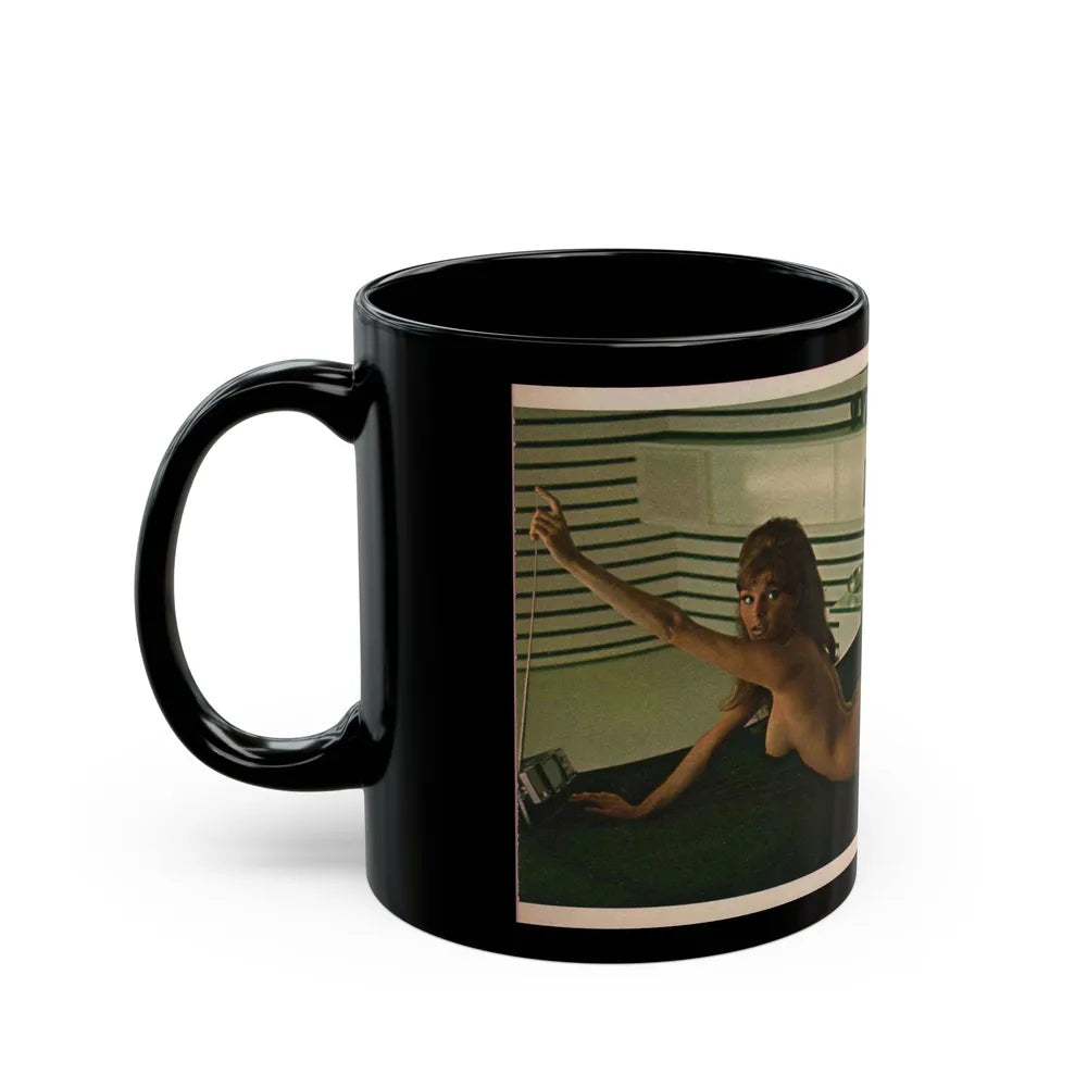 Victoria Vetri #55 - Playboy Mag. May '68 - 1 Topless Photo (Vintage Female Icon) Black Coffee Mug-Go Mug Yourself