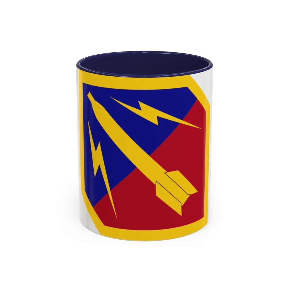 Ordnance Missile Command (U.S. Army) Accent Coffee Mug-11oz-Navy-Go Mug Yourself