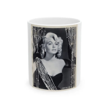 Dorothy Malone #205 (Vintage Female Icon) White Coffee Mug-11oz-Go Mug Yourself