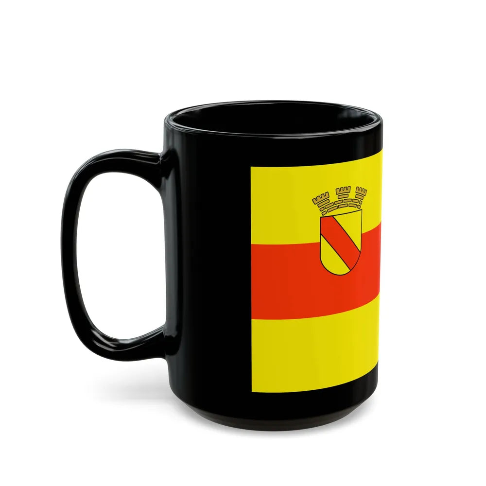 Flag of Baden Baden Germany - Black Coffee Mug-Go Mug Yourself