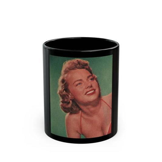 Terry Moore #518 - 2.75x3.75 Magazine Page Photo Clipping (Vintage Female Icon) Black Coffee Mug-11oz-Go Mug Yourself