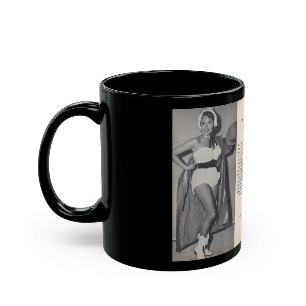 Terry Moore #458 - 66 PHOTOGRAPHS OF Terry MOORE U.K. Pocket Mag. Pages 46 & 47 (Vintage Female Icon) Black Coffee Mug-Go Mug Yourself