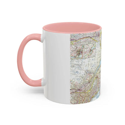 Canada - Eastern (1967) (Map) Accent Coffee Mug-Go Mug Yourself