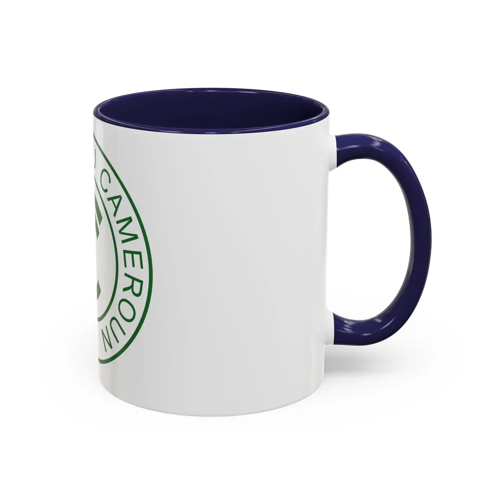 Emblem of French Cameroon - Accent Coffee Mug-Go Mug Yourself